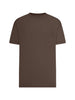 T-shirt a maniche corte in marrone Lemaire - uomo