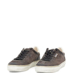 Sneakers soul star in camoscio con linguetta sul tallone in grigio Golden goose - uomo 