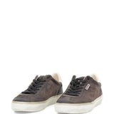 Sneakers soul star in camoscio con linguetta sul tallone in grigio Golden goose - uomo 