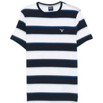 T-shirt a righe multicolore Barbour - uomo 