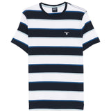 T-shirt a righe multicolore Barbour - uomo 