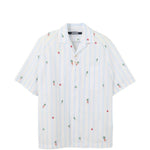 Camicia con stampa grafica la chemise romarin in bianco Jacquemus - uomo 