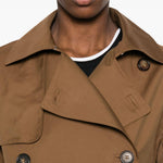 Trench corto MTCzeno in marrone Max Mara the cube - donna 