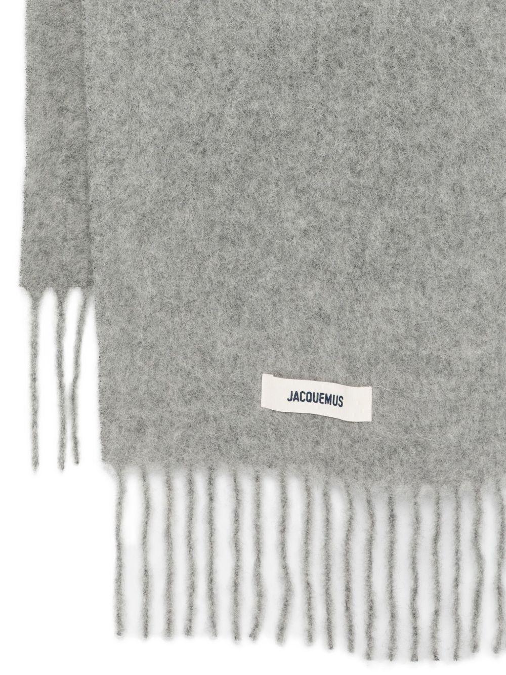 Sciarpa L'écharpe Carro in grigio Jacquemus - unisex 