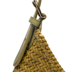 BORSA A SPALLA LUNA MEZZA IN VERDE BAMBOO - DONNA 