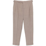 Pantaloni con pieghe e risvolto in marrone Briglia 1949- donna 