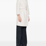 Cappotto con cintura in bianco 'S Max Mara - donna 