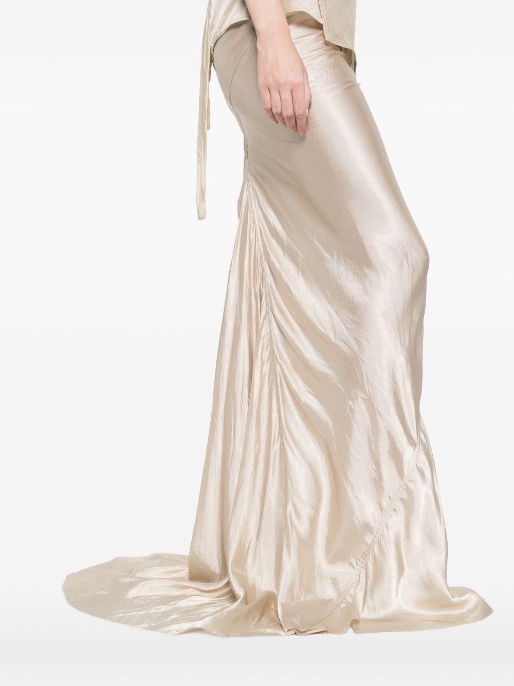Gonna maxi coda in avorio Rick owens - donna 