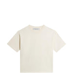 T-shirt goffrata in avorio Golden goose - donna 