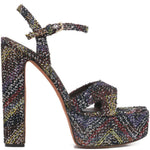 Sandali con tacco alto angela multicolore Missoni - donna 