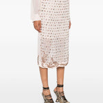 Gonna con cristalli sokna in rosa Dries van noten - donna 