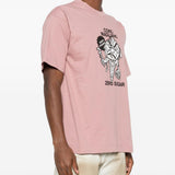 T-shirt con stampa in rosa Magliano  - uomo 