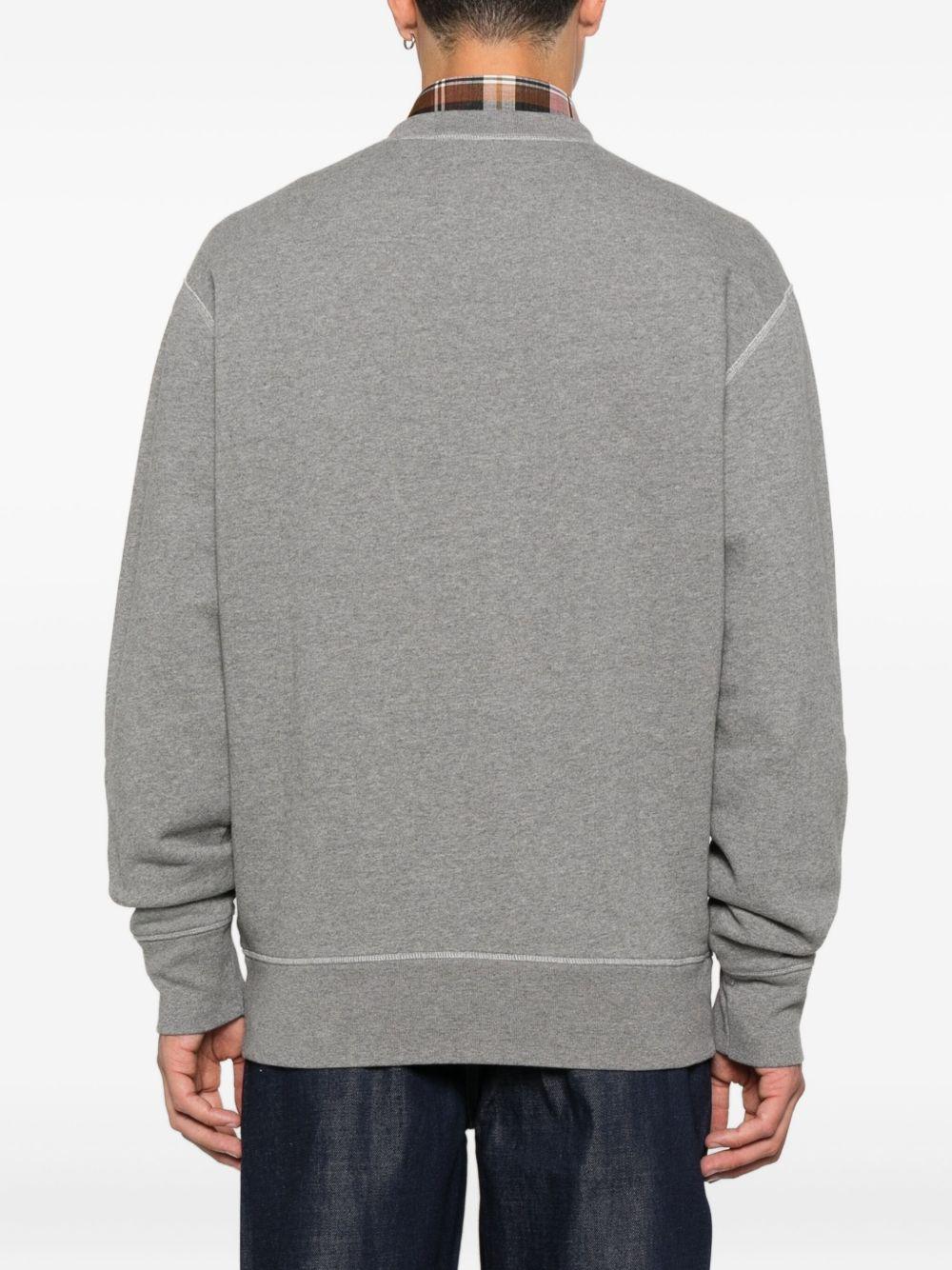 Felpa con stampa New York in grigio A.P.C. X marc jacobs - uomo 
