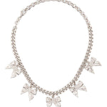 Choker a catena con fiocchi in argento Alessandra rich - donna 