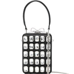 Borsa a mano con decorazione in nero Self-Portrait - donna 