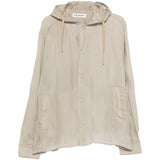 Camicia con cappuccio in grigio Our legacy - uomo 