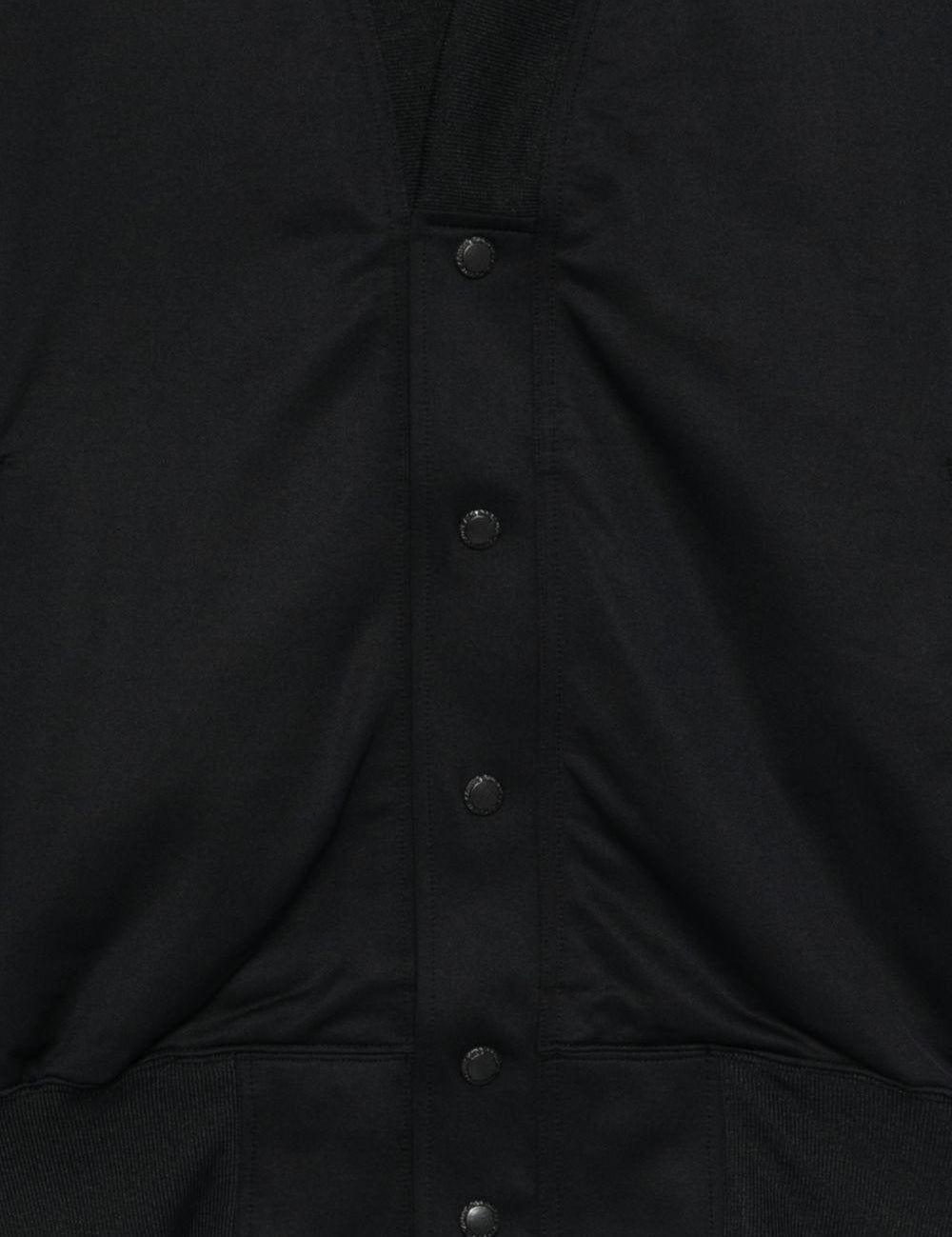 Giacca bomber con scollo a v e zip in nero Comme des garcons homme - uomo 