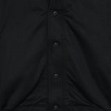 Giacca bomber con scollo a v e zip in nero Comme des garcons homme - uomo 
