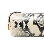 Borsa con stampa serpente kye in beige Khaite - donna 