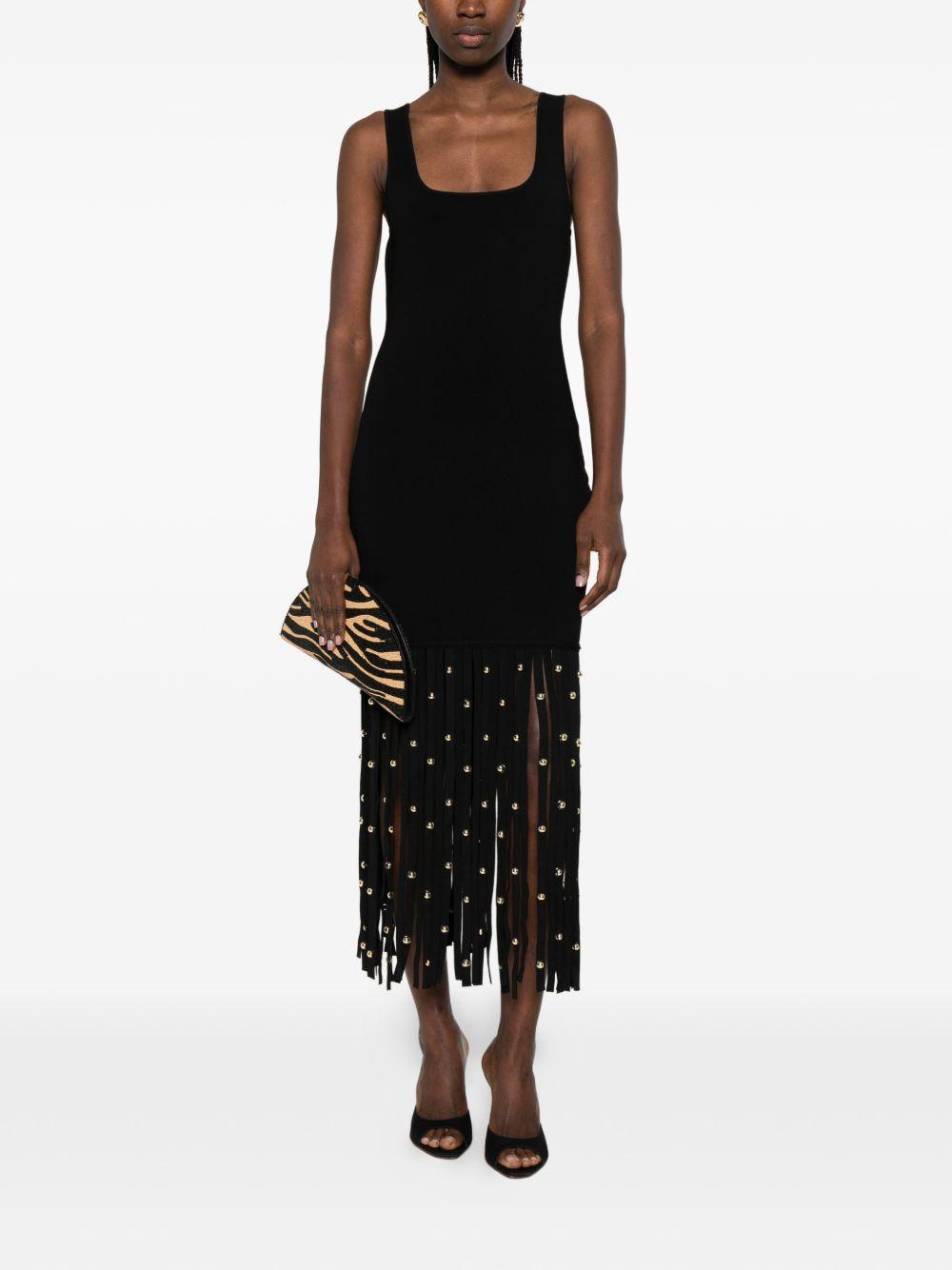 Abito con frange in nero Simkhai - donna 