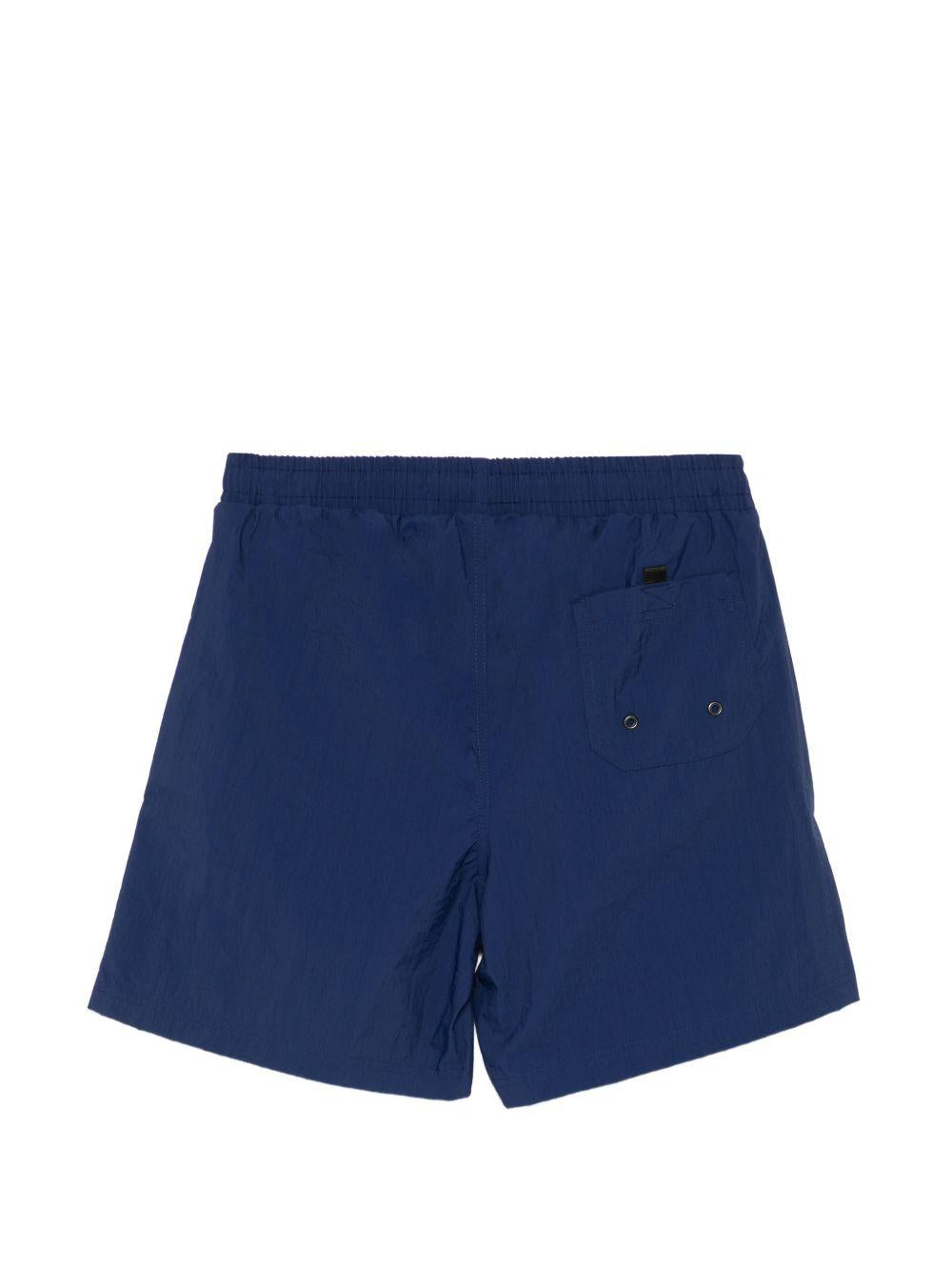 Costume da bagno con coulisse in blu Aspesi - uomo 
