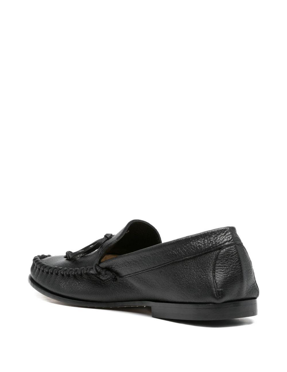 Mocassini ibiza in nero  Henderson baracco - uomo 