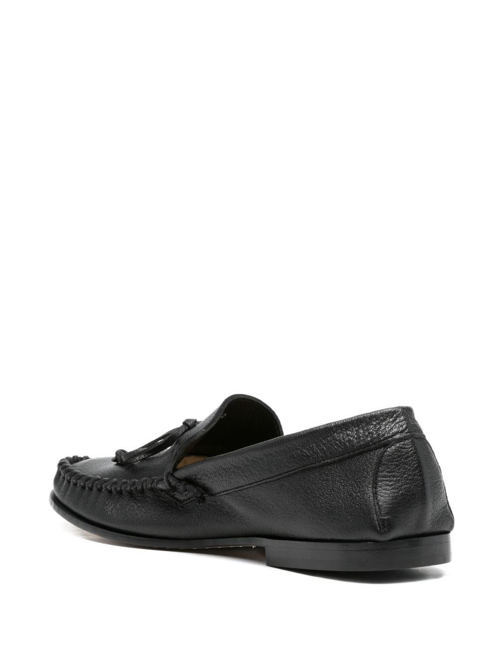 Mocassini ibiza in nero  Henderson baracco - uomo 