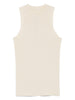 Canotta a coste  in beige Rick owens - donna