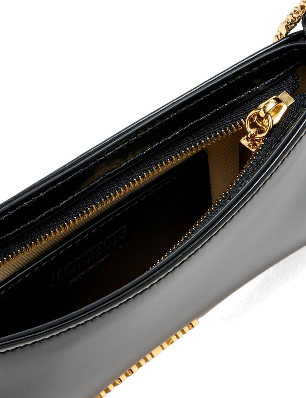 Borsa Le Petit Bisou Chaine in nero 