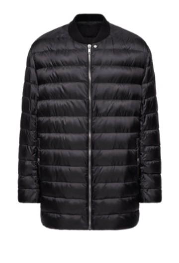 Parka trapuntata flight in nero Rick Owens x Moncler - unisex<BR/><BR/> 