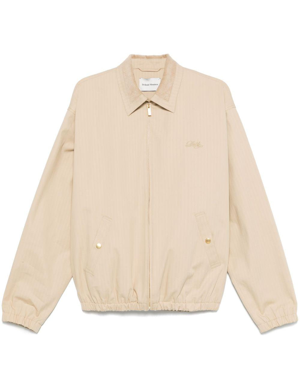 Giacca Le Trench Tweed in beige Drôle De Monsieur - uomo 