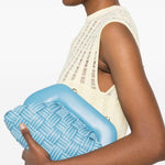 Clutch bios piccola IN AZZURRO themoirè - donna 