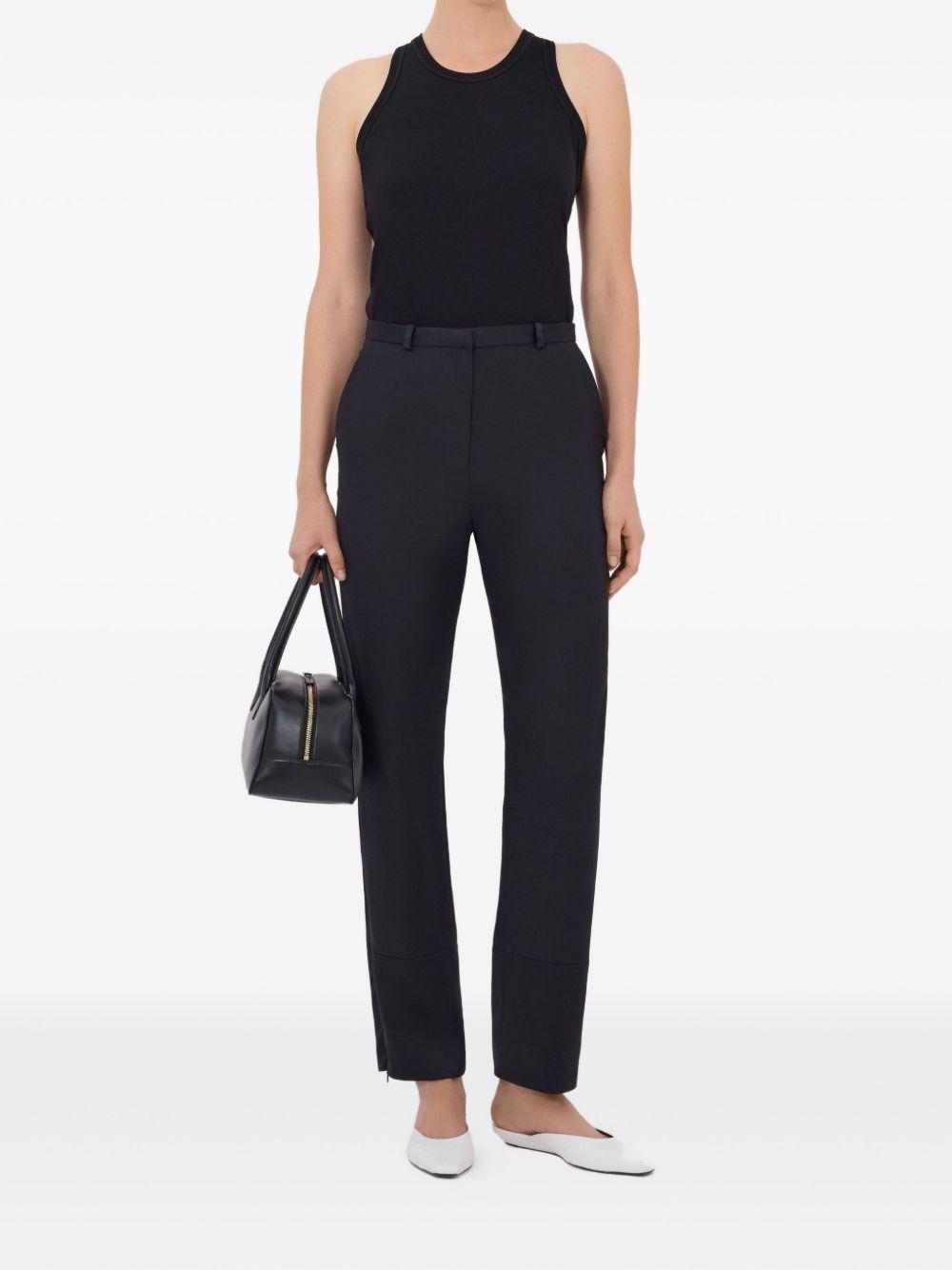 Pantaloni Mahoney con cintura in nero Loulou de saison - donna 