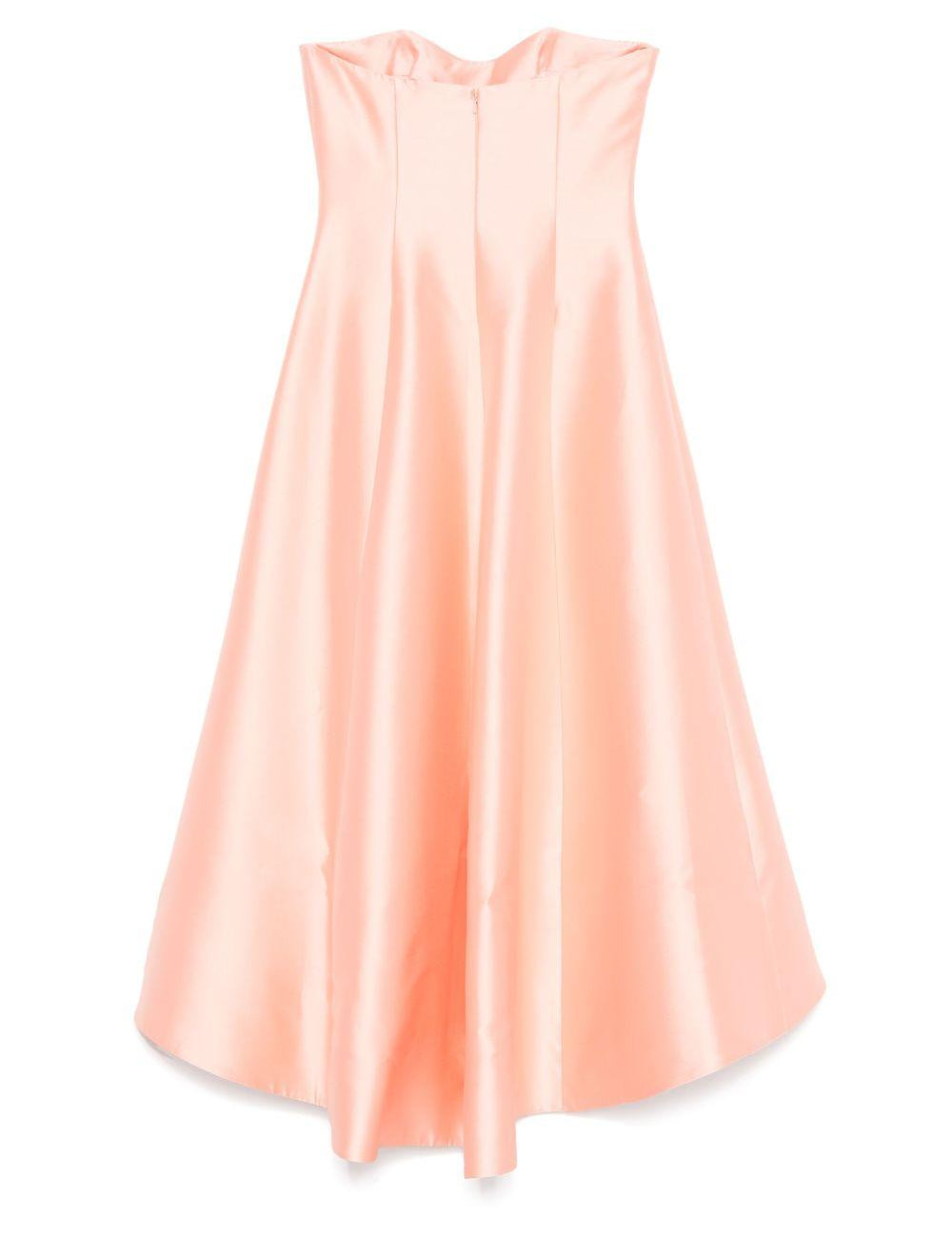 Abito con cristalli mikado in rosa Costarellos - donna 