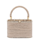 Borsa con cristalli Holli Libellula in oro rosa Rosantica - donna 