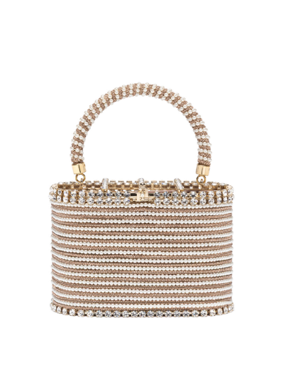 Borsa con cristalli Holli Libellula in oro rosa Rosantica - donna 