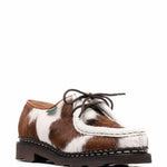 Derby allacciate in cavallino michael in marrone e bianco Paraboot - donna 