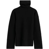 Maglione a maniche lunghe con spacchi in nero Toteme - donna 