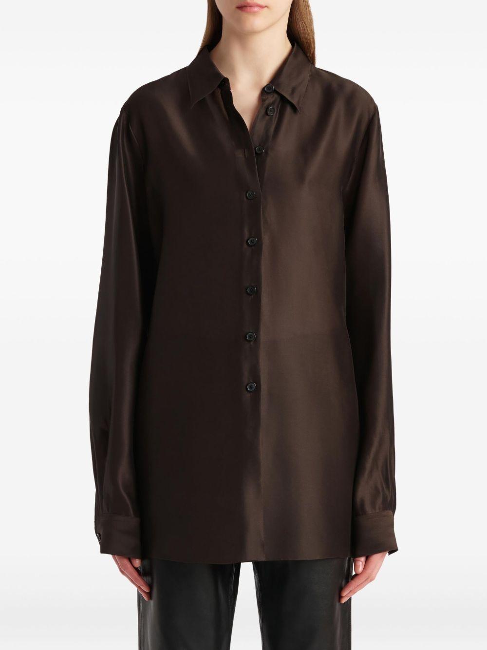 Camicia Auryn in marrone Khaite - donna 
