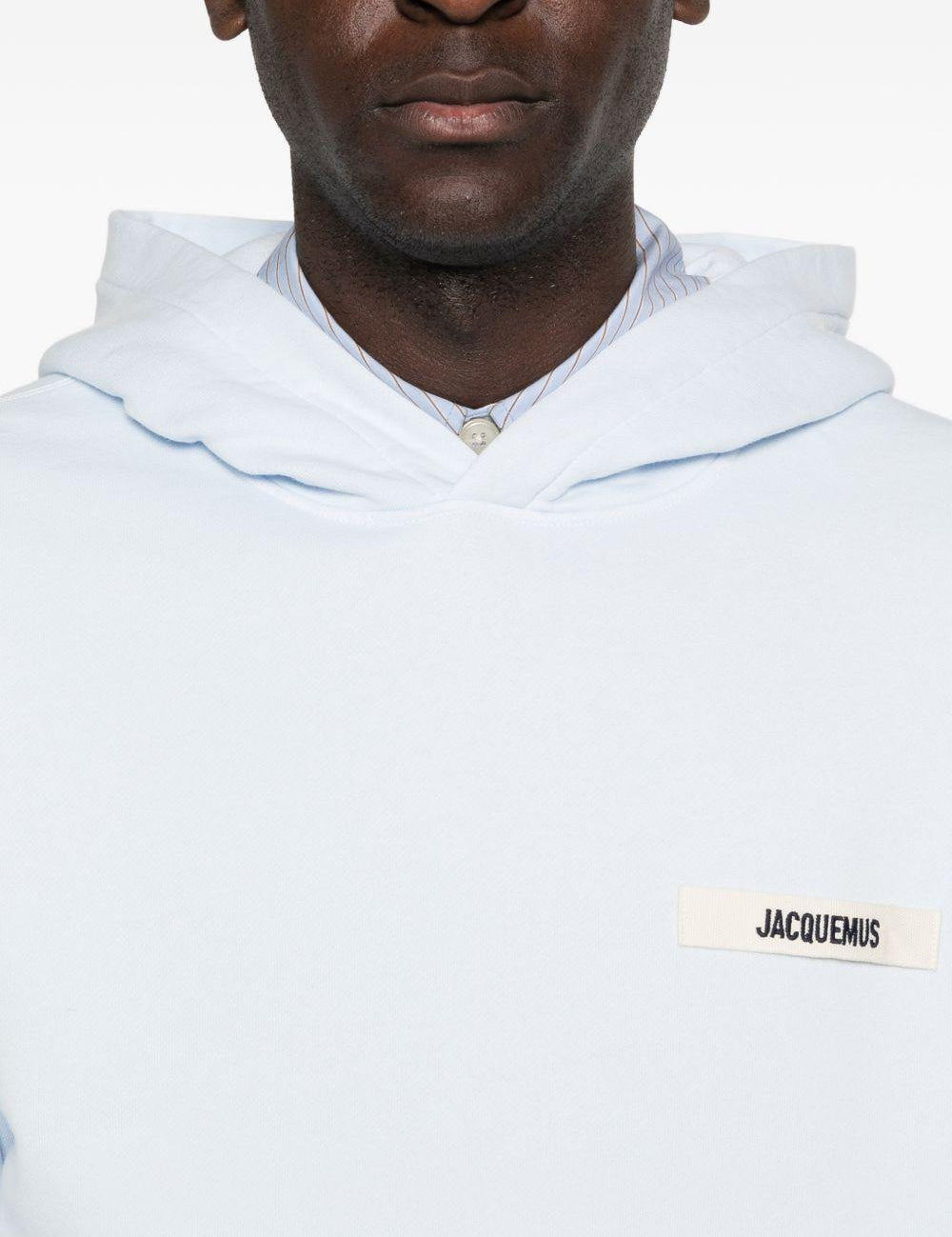 Felpa con logo in azzurro Jacquemus - unisex 