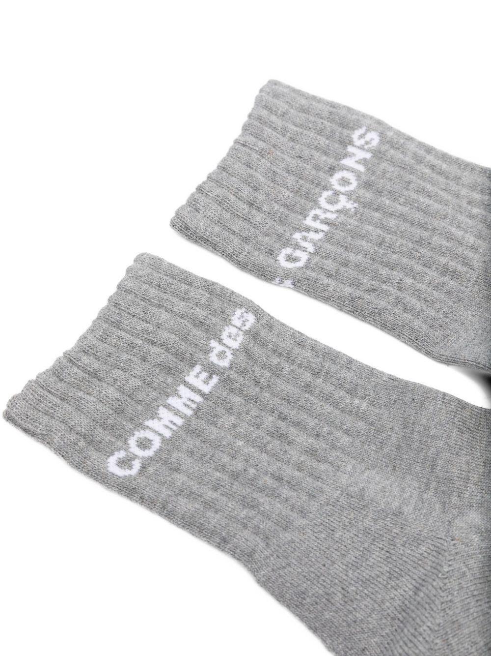 Calzini con dettaglio del logo in grigio Comme des garcons homme plus - uomo 