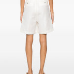 Shorts a pieghe con fibbia in bianco Briglia 1949 - uomo 