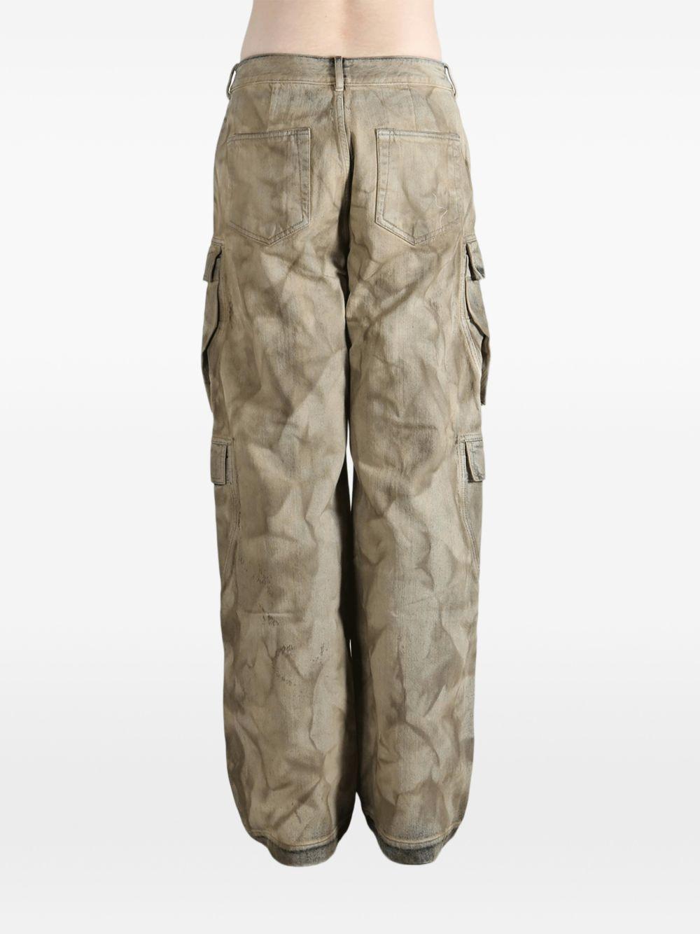 Jeans con tasche in grigio Rick owens drkshdw - uomo 