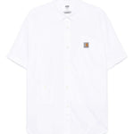 Camicia con logo in bianco Junya Watanabe MAN x Carhartt - uomo 