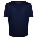 T-shirt a maniche corte in blu Kangra - uomo 