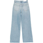 Jeans anni '70 a vita alta e gamba larga in celeste Re/done - donna 
