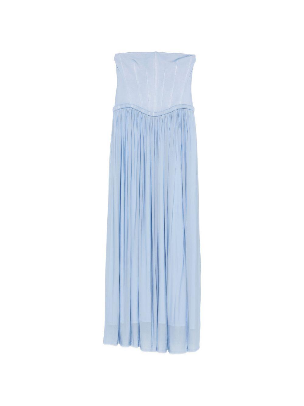Abito lungo adalys in azzurro ROTATE BIRGER CHRISTENSEN - donna 