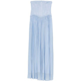 Abito lungo adalys in azzurro ROTATE BIRGER CHRISTENSEN - donna 