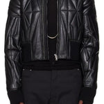 Giacca crop geocamo in nero Rick Owens x Moncler - unisex 