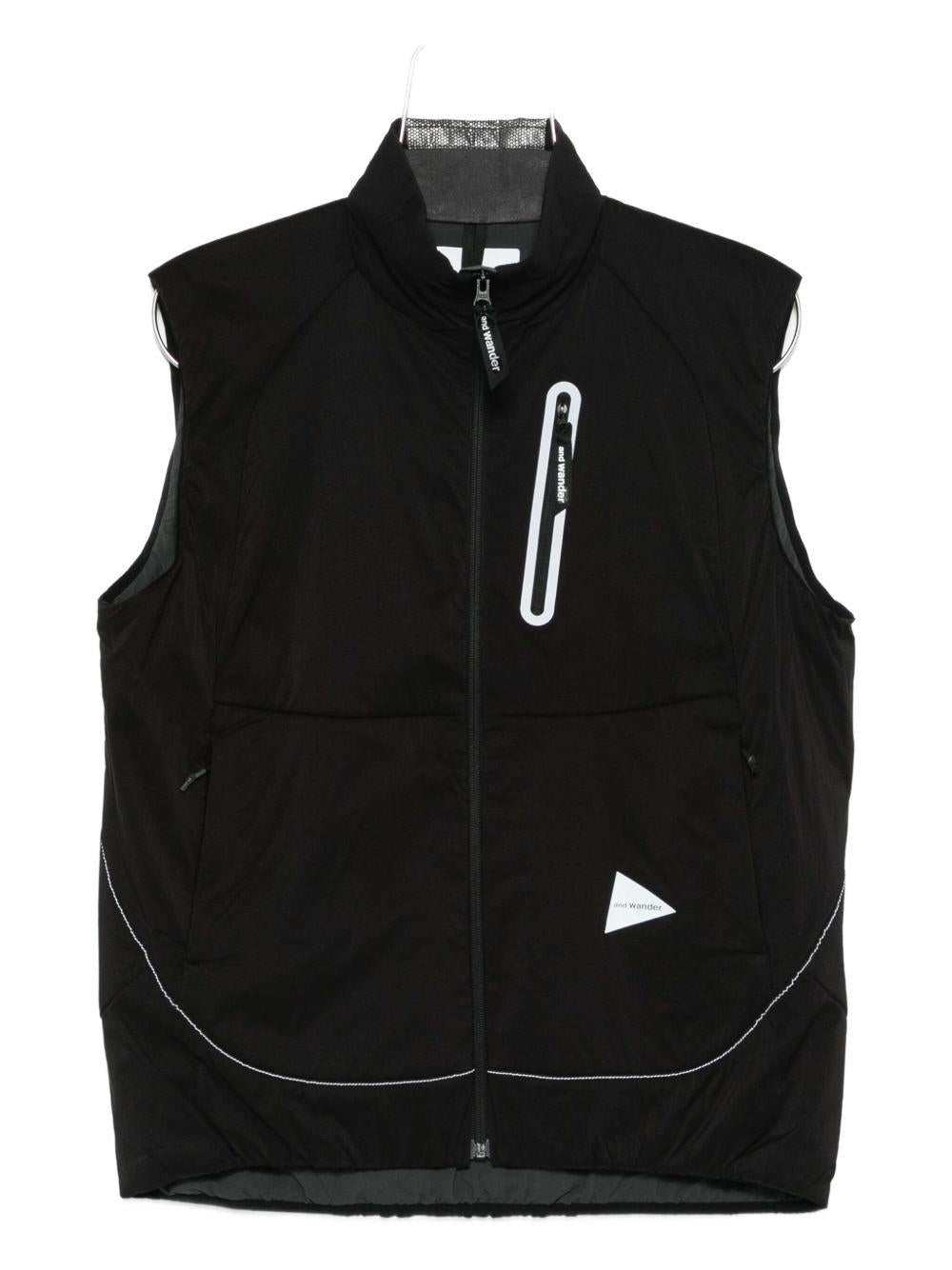 Gilet imbottito alpha in nero And wander - uomo 